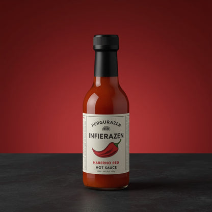 Pergurazen Inferno Red Habanero Hot Sauce