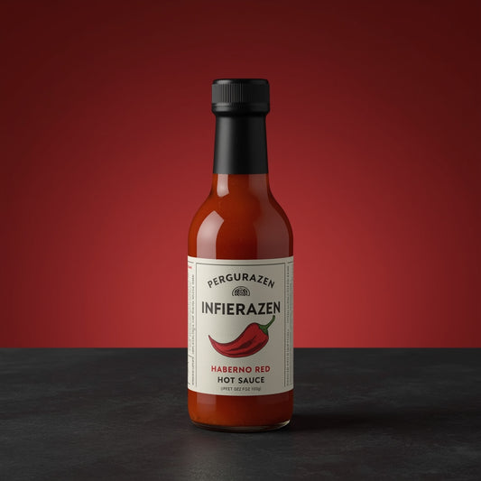 Pergurazen Inferno Red Habanero Hot Sauce